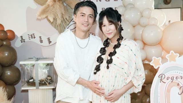 嫁作台湾媳妇3年　潘嘉丽秀孕肚证实怀孕！
