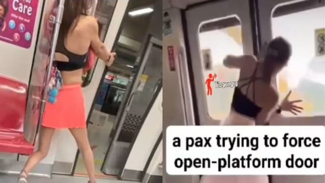 企图掰开地铁车门被控 变装男可能被加控更多控状