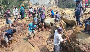 Volatile ground conditions hamper landslide recovery efforts in Papua New Guinea