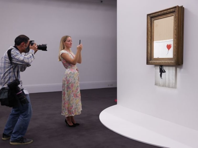 Three years on, shredded Banksy artwork returns to auction  