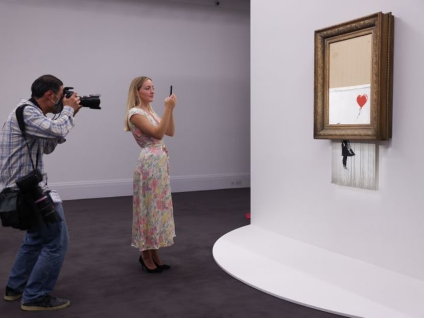 Three years on, shredded Banksy artwork returns to auction Three years on, shredded Banksy artwork returns to auction