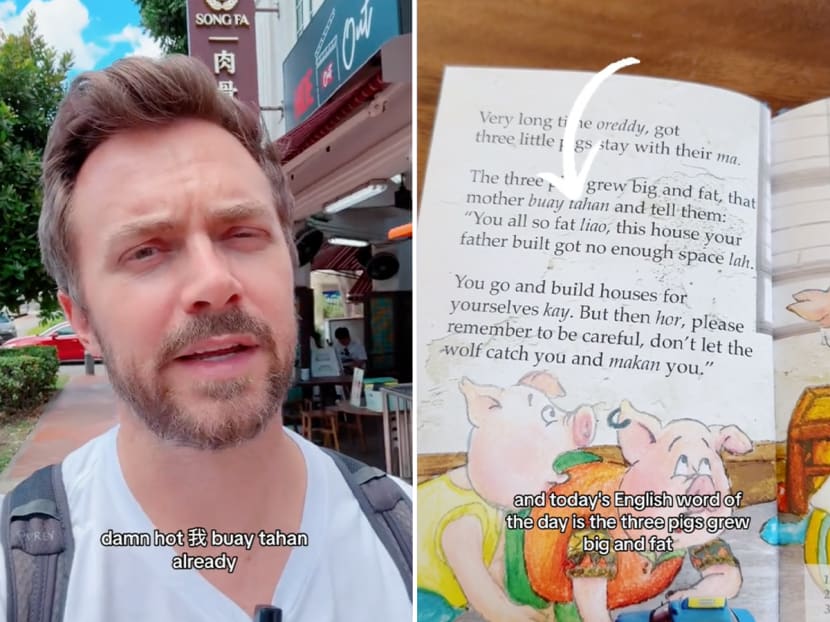 American Zenos Schmickrath gained fans for learning and teaching Singlish online through his TikTok videos.