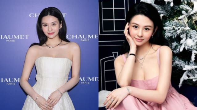 沈月性感装扮拍广告　神复制母亲邱淑贞风采