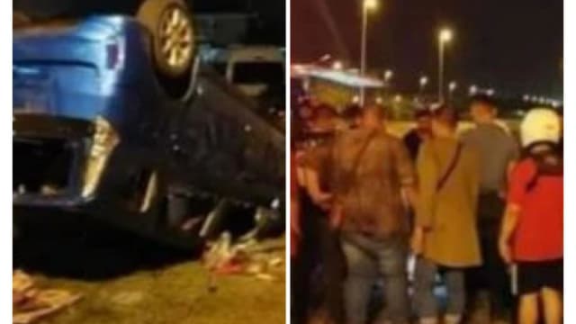 送餐员与休旅车相撞后死亡 车内许多啤酒罐马国公众痛殴司机