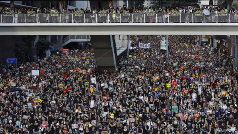 Hong Kong police investigating protest group