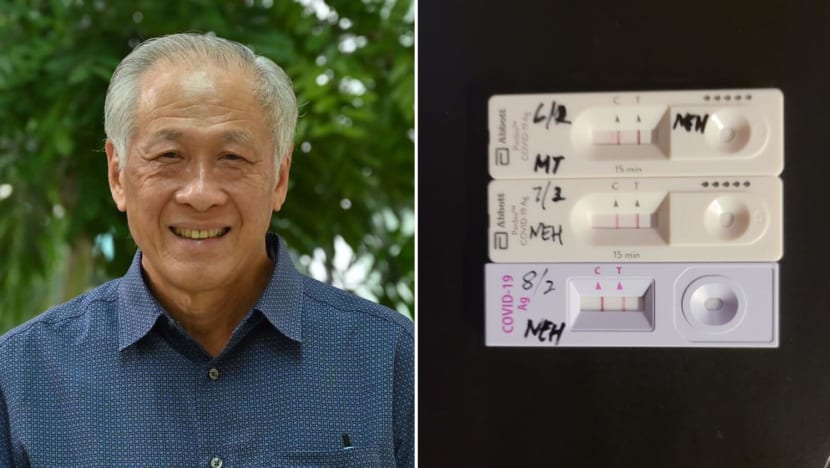 Defence Minister Ng Eng Hen tests positive for COVID-19, says infection waning after 5 days