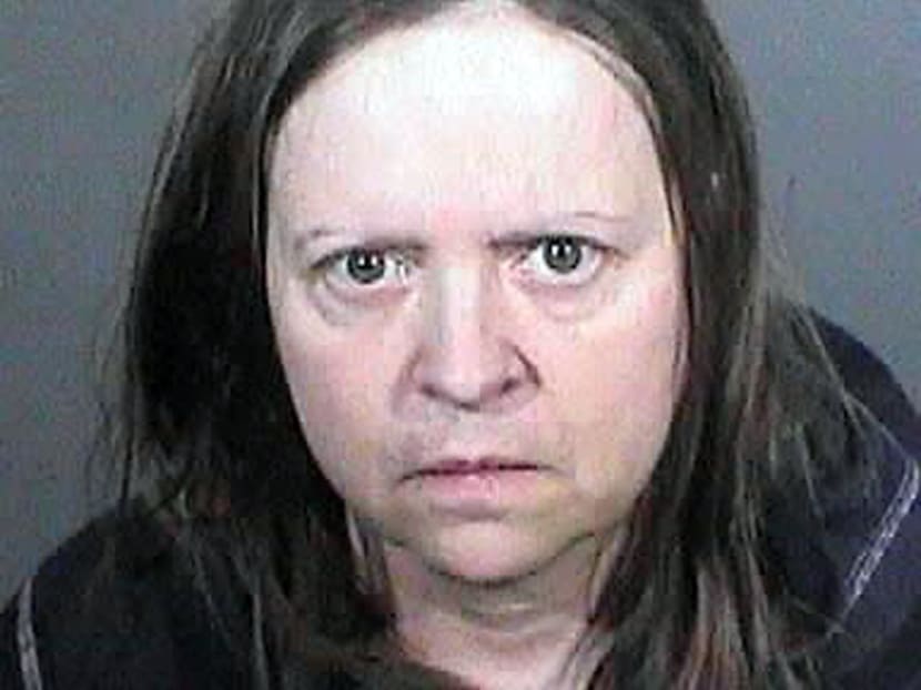This undated law enforcement booking photo from the Los Angeles County Sheriff's Office shows Cathryn Parker, who is accused of stealing the identities of people working behind the scenes in Hollywood film production. Photo: AP