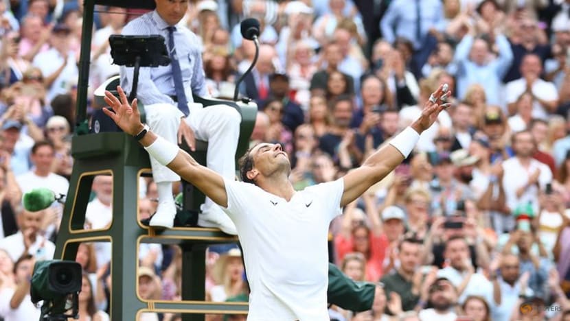 Ailing Nadal finds mental steel to edge Fritz in Wimbledon epic Ailing Nadal finds mental steel to edge Fritz in Wimbledon epic