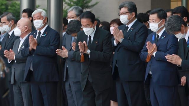 日本政府为前首相安倍晋三举行国葬