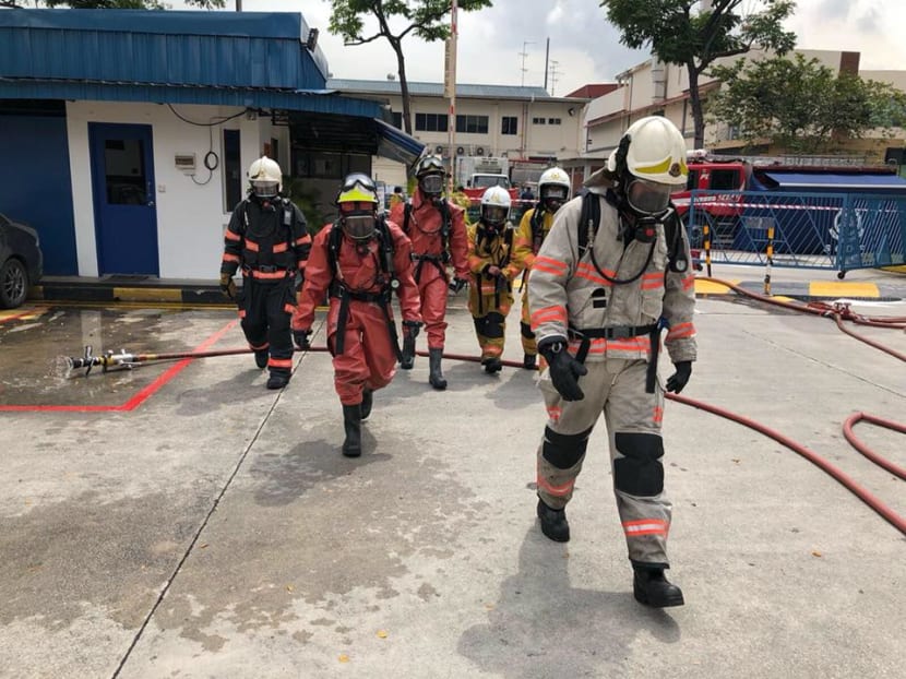 Ammonia leak at Jurong factory sends 3 workers to hospital Ammonia leak at Jurong factory sends 3 workers to hospital