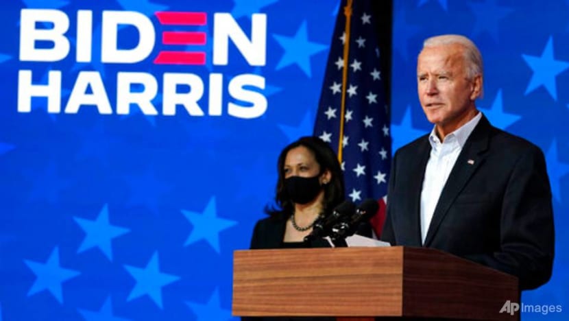 Biden says he will win presidency, calls for patience as votes are counted Biden says he will win presidency, calls for patience as votes are counted