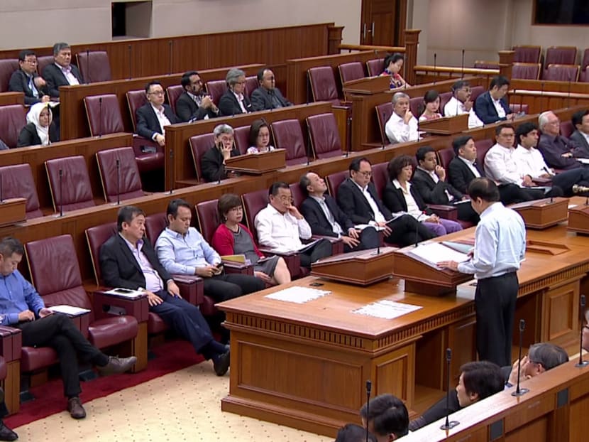 Transport Minister Khaw Boon Wan delivers his Ministerial Statement on the Oct 7 SMRT flooding incident.
