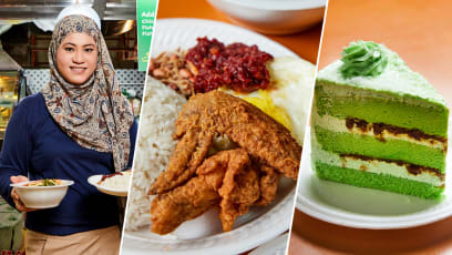 Chinese-Muslim Hawker Sells Fragrant Nasi Lemak & Café-Style Cakes At Maxwell Food Centre