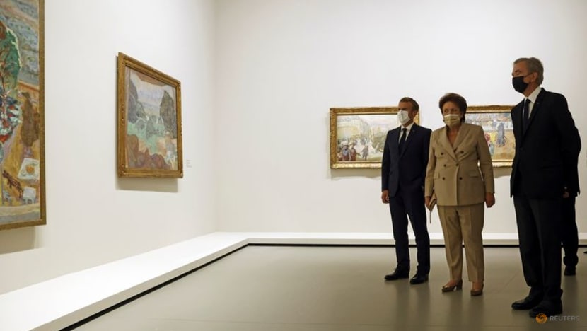 Macron inaugurates Morozov art collection exhibit in Paris Macron inaugurates Morozov art collection exhibit in Paris