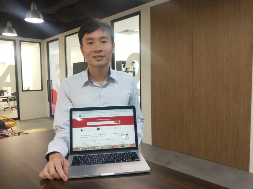 Mr Chan Yuk Lun, 30, studied law, then decided to use his legal knowledge to run a one-stop website on legal services in Singapore. Mr Chan Yuk Lun, 30, studied law, then decided to use his legal knowledge to run a one-stop website on legal services in Singapore.