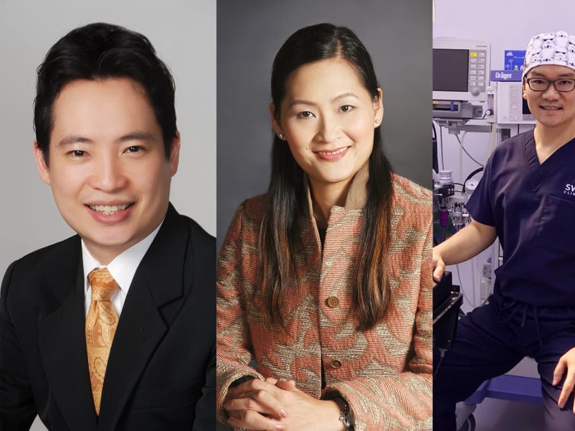 (From left) Dr Wong Seng Weng, Adj Assoc Prof Lee Shu Yen and Dr Tan Ying Chien. Photos courtesy of Dr Wong Seng Weng, Adj Assoc Prof Lee Shu Yen and Dr Tan Ying Chien