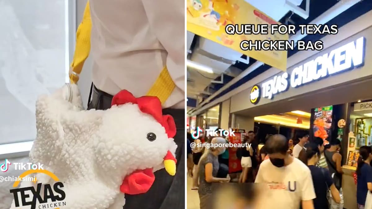 #trending: Long queues of up to 5 hours for free Texas Chicken bag bemuse netizens
