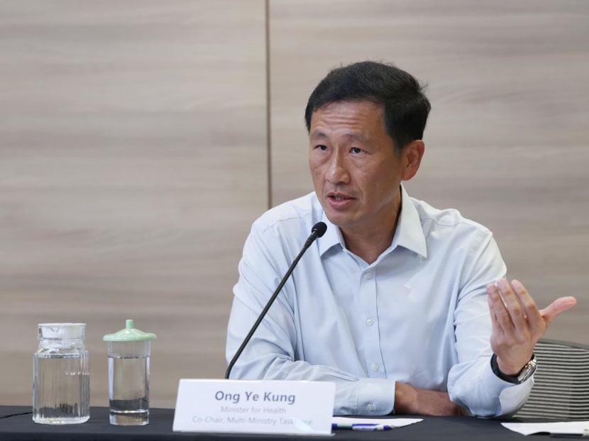 Health Minister Ong Ye Kung (pictured) outlined Singapore's moves to prepare the country for the next wave of Covid-19 infections.