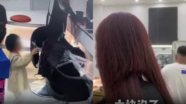 中国六岁女童擅自剪顾客头发 母赔1万1500人民币