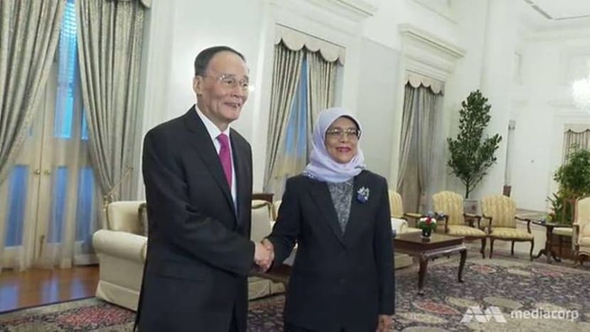 Presiden Halimah, Naib Presiden China tegaskan hubungan 2 hala