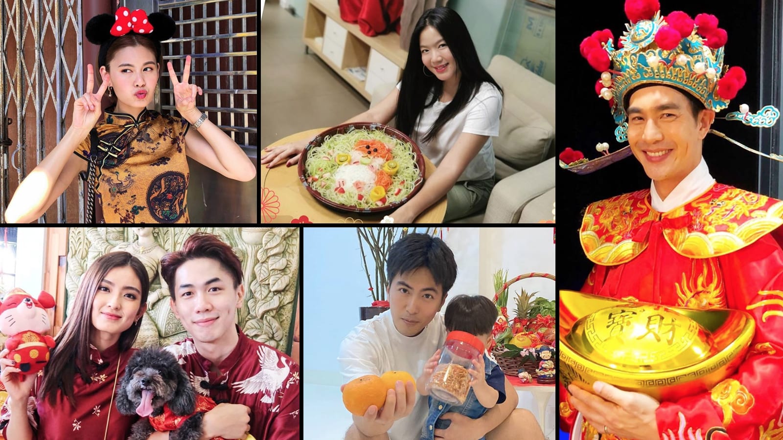 What local stars did during Chinese New Year