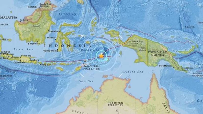 Kepulauan Tanimbar di Indonesia dilanda gempa 6.4 Richter