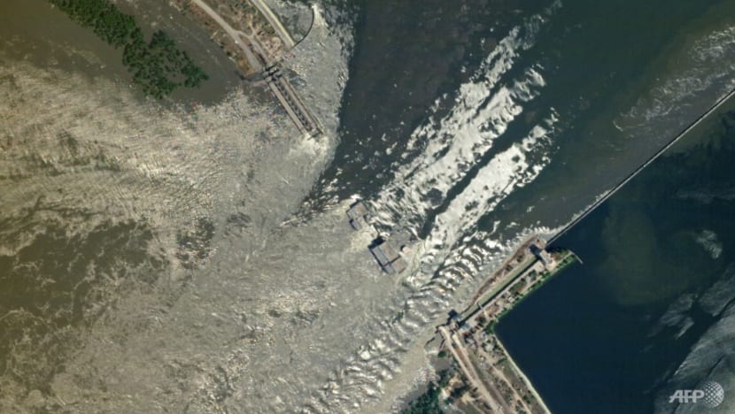 At UN, Ukraine, Russia blame each other for burst dam, US 'not certain'