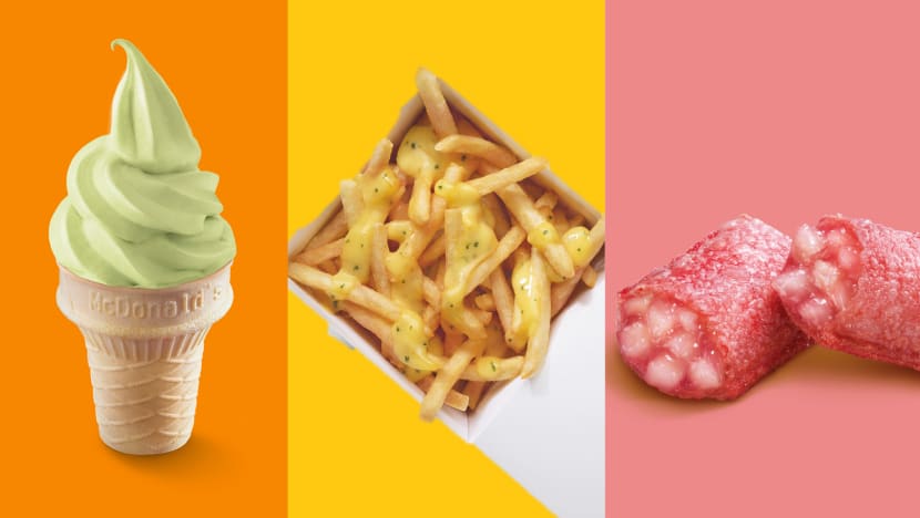 McDonald’s Launches New Salted Egg Yolk Fries, Pandan Soft Serve & Peach Pie For 2019