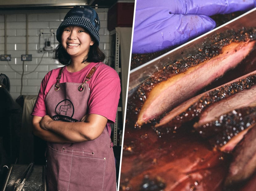 One Of S’pore’s Rare Female “Pit Masters”, She Sleeps Overnight In Kitchen Smoking American BBQ Brisket