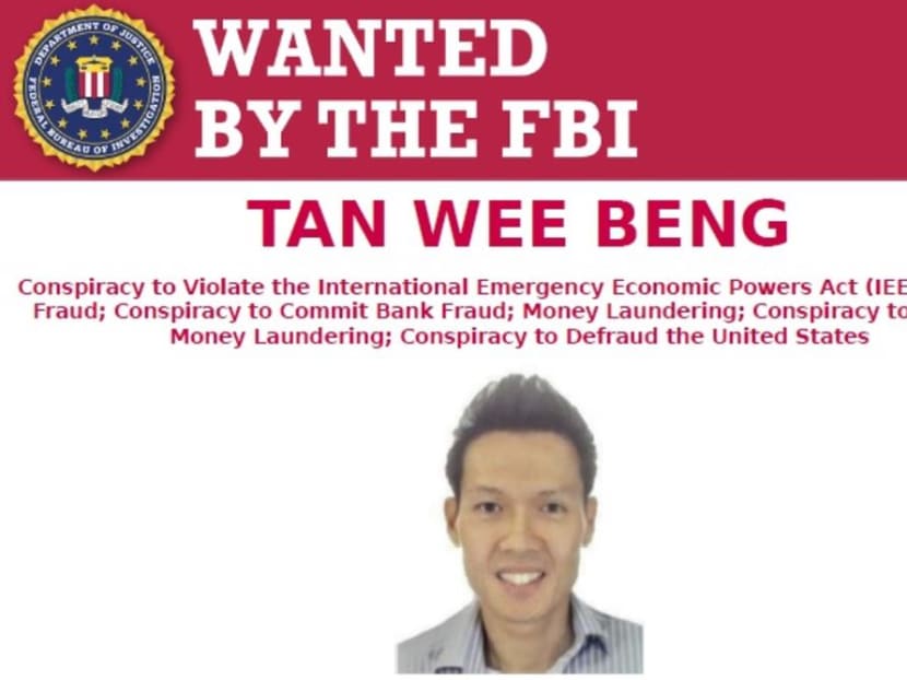 Tan Wee Beng, director of Wee Tiong (S) Pte Ltd, was placed on the FBI’s Most Wanted List in 2018 for allegedly violating international laws by doing business with North Korean entities.