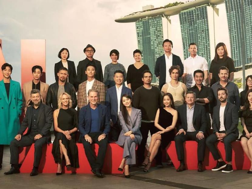 Stars Park Min Young, Andy Serkis, Diego Luna, Robin Wright in Singapore for Netflix showcase Stars Park Min Young, Andy Serkis, Diego Luna, Robin Wright in Singapore for Netflix showcase