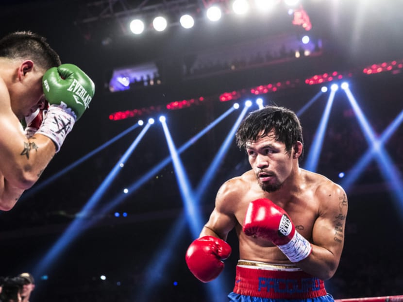 Manny Pacquiao described the event as the fight of his life as he began his training in earnest. Photo: The New York Times