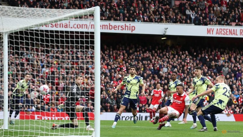 Jesus at the double as Arsenal steam on towards title Jesus at the double as Arsenal steam on towards title