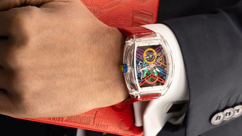 Somewhere over the rainbow, watchmakers want to add colour to your life