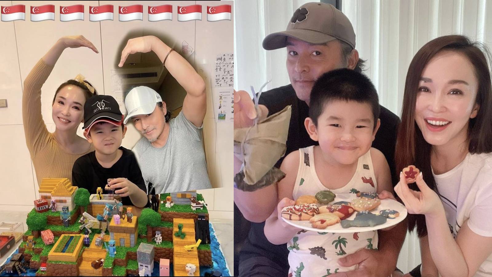 Fann Wong & Christopher Lee’s Son Zed Turned 7 On National Day But Their Family Photo This Year Was A Little Different