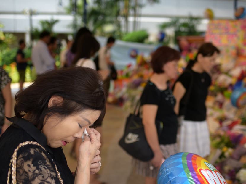 From a trickle of visitors into snaking lines at Istana From a trickle of visitors into snaking lines at Istana