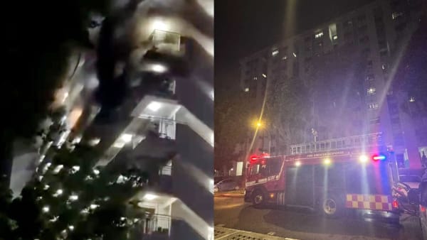 100 residents evacuated in Bedok North flat fire