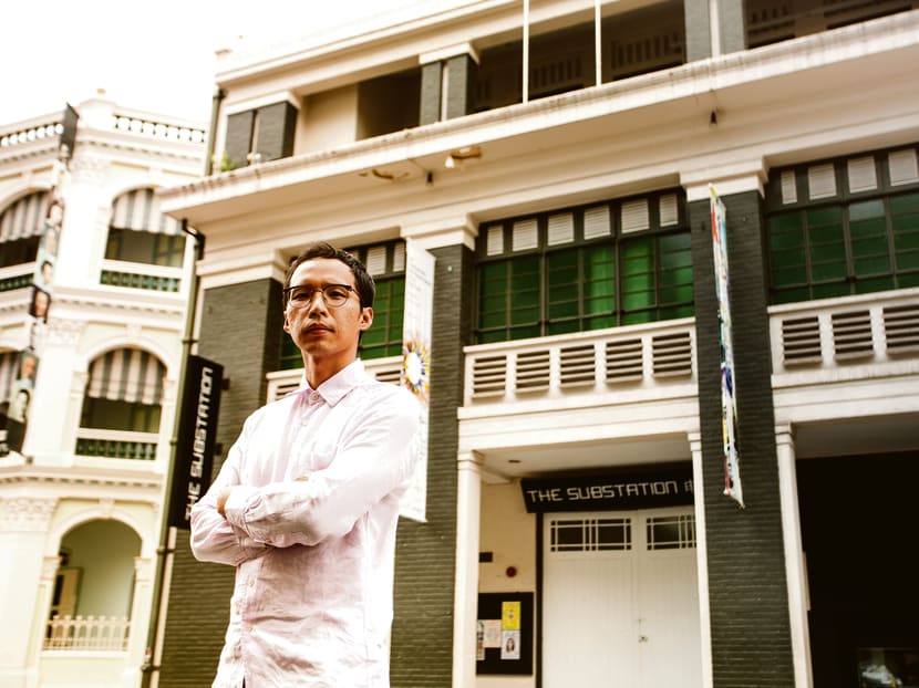 The Substation's new artistic director Alan Oei has new plans for the arts centre. Photo: Chua Hong Yin