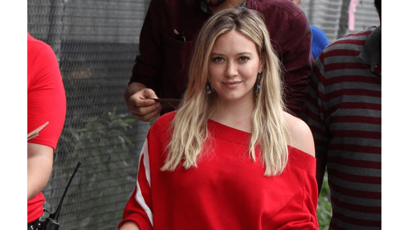 Hilary Duff's proud morning Hilary Duff's proud morning