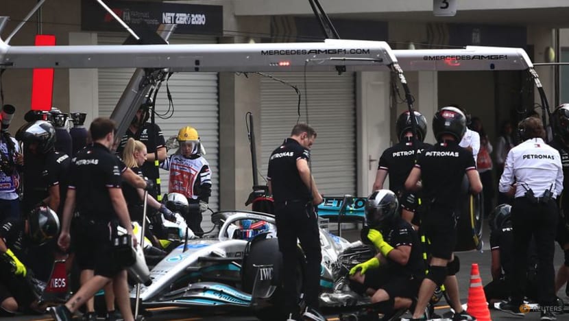 Motor racing-Russell leads Mercedes one-two in final Mexican practice Motor racing-Russell leads Mercedes one-two in final Mexican practice