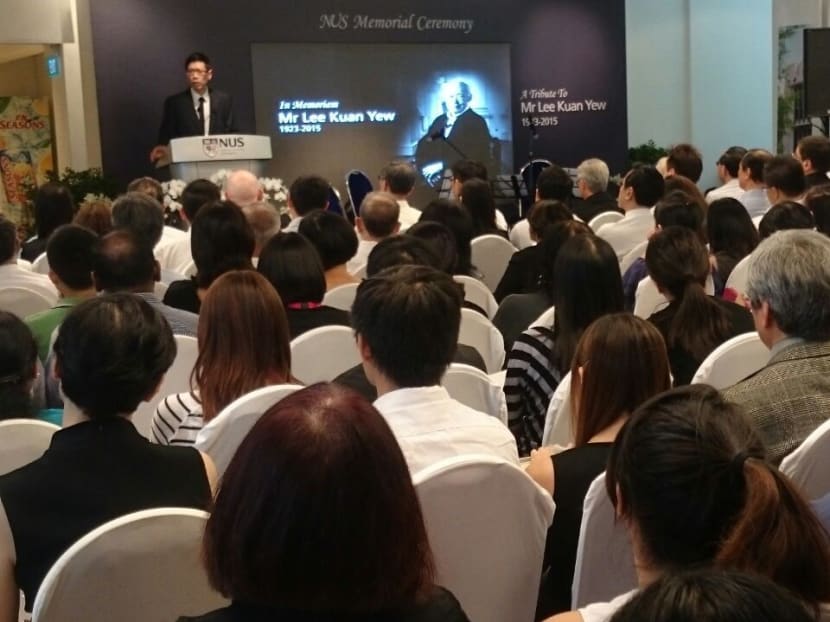 NUS holds memorial ceremony for Mr Lee Kuan Yew