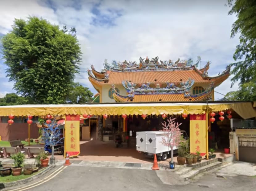 A screengrab from Google Street View of Hong San Temple.