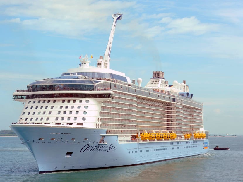 Ovation of the Seas is part of Royal Caribbean Cruises' second multi-million dollar marketing partnership with the Singapore Tourism Board and Changi Airport Group. Photo: Royal Caribbean Cruises