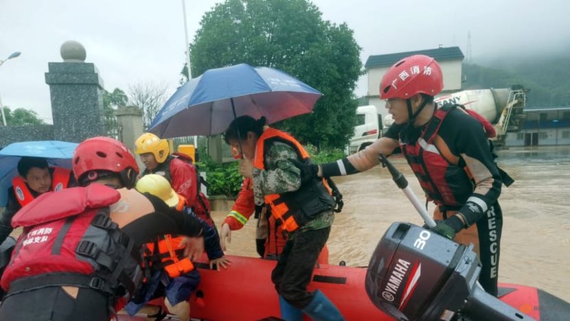 Southern China hit by severe rains, floods as 'dragon boat water' peaks