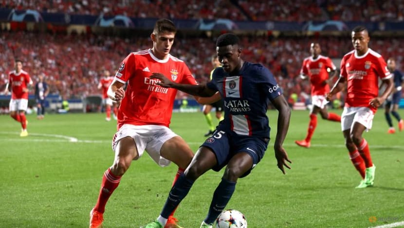 PSG held to draw at Benfica in after Pereira own goal