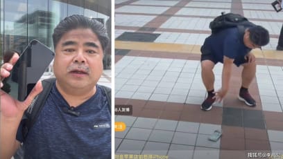 Chinese Actor Liu Jin Smashes iPhone In Front Of Apple Store Due To S$1.3K Repair Cost