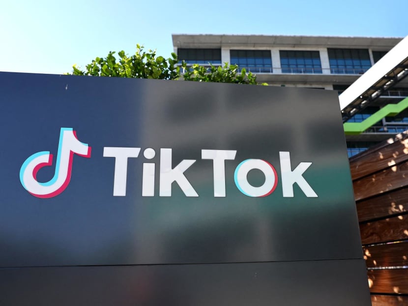 The TikTok logo is displayed outside the TikTok office in Culver City, California on Dec 20, 2022 The TikTok logo is displayed outside the TikTok office in Culver City, California on Dec 20, 2022