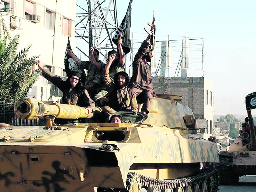Fighters from the Islamic State. AP file photo
