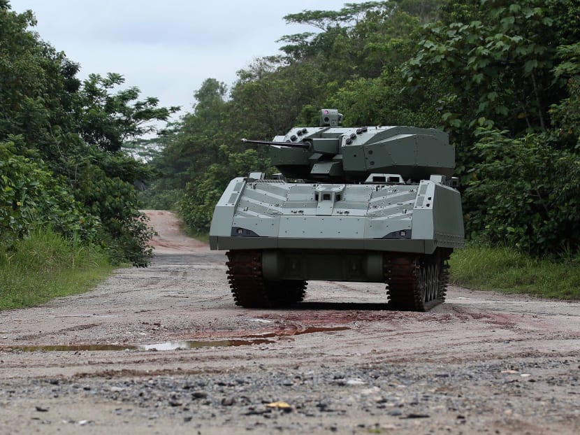 SAF’s Hunter provides a glimpse into world of unmanned tanks. They could be game changers SAF’s Hunter provides a glimpse into world of unmanned tanks. They could be game changers