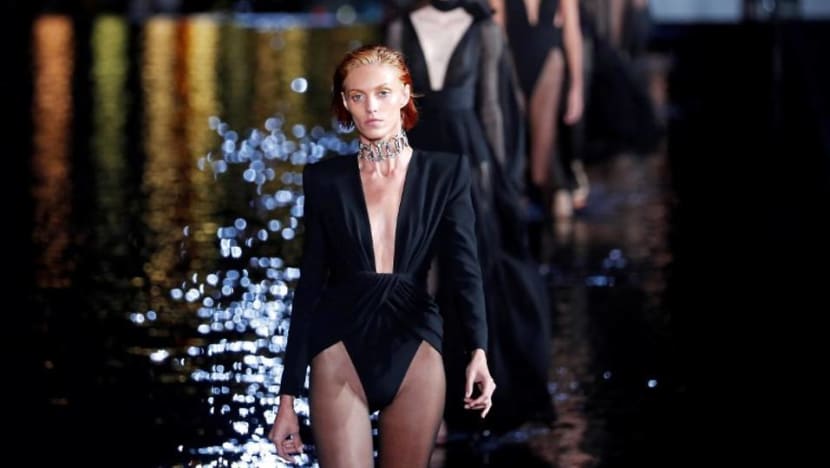 Saint Laurent walks on water at Paris Fashion Week Saint Laurent walks on water at Paris Fashion Week